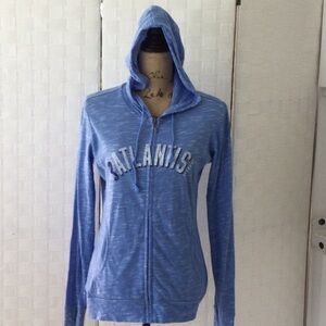 Woman’s Hoodie size M by Gear Atlantic on front color blue. comfortable #666